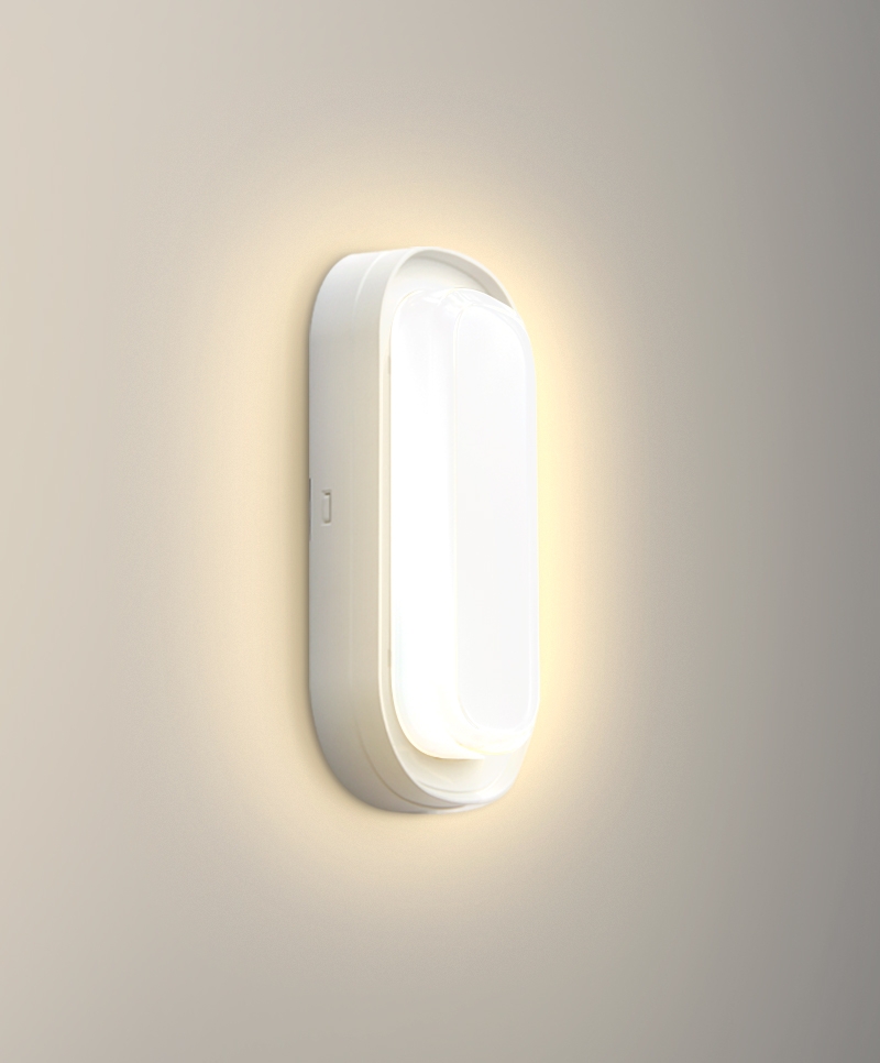 Arandela Opus Brick 12 watts 3000K 250° IP65 Branco 105x205x46mm OPS 84790


