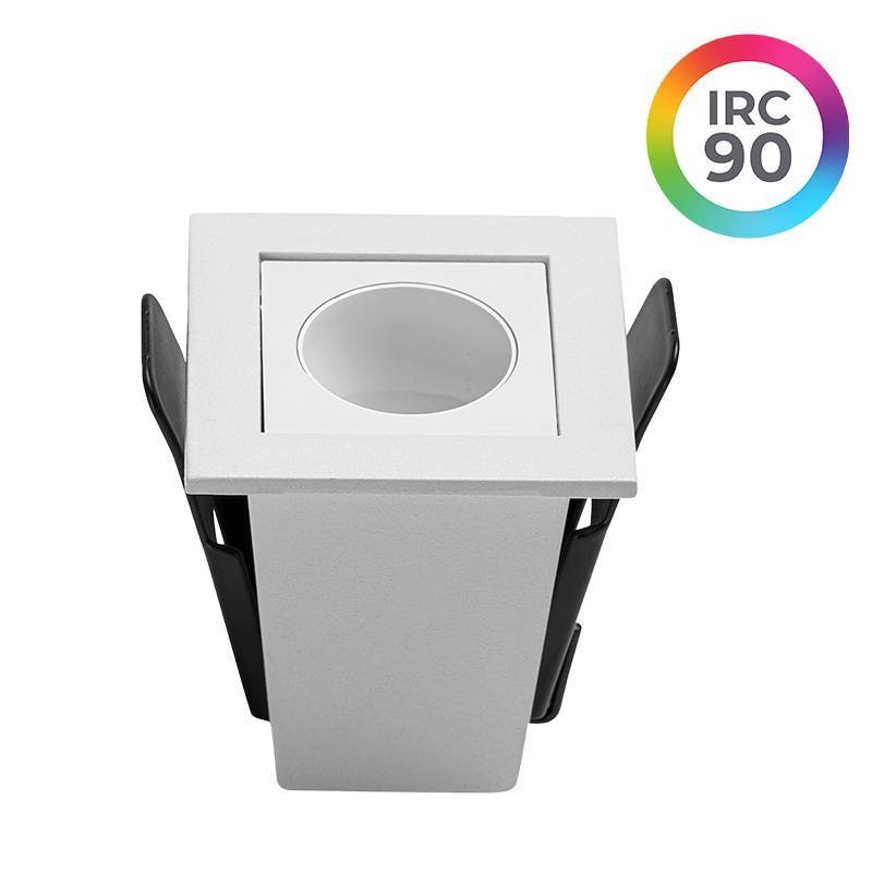 Embutido Nordecor Downlight Powerus Branco 2 watts 4000K IRC90 15° Bivolt 46x46x52mm 6780