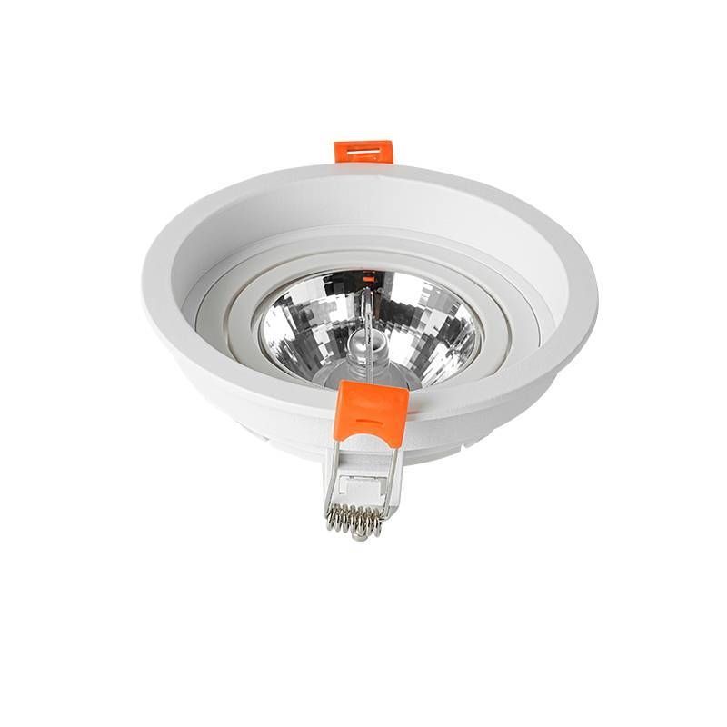 Spot Embutir Nordecor Loyo Redondo 1L AR70 Branco Ø120x15mm 6940