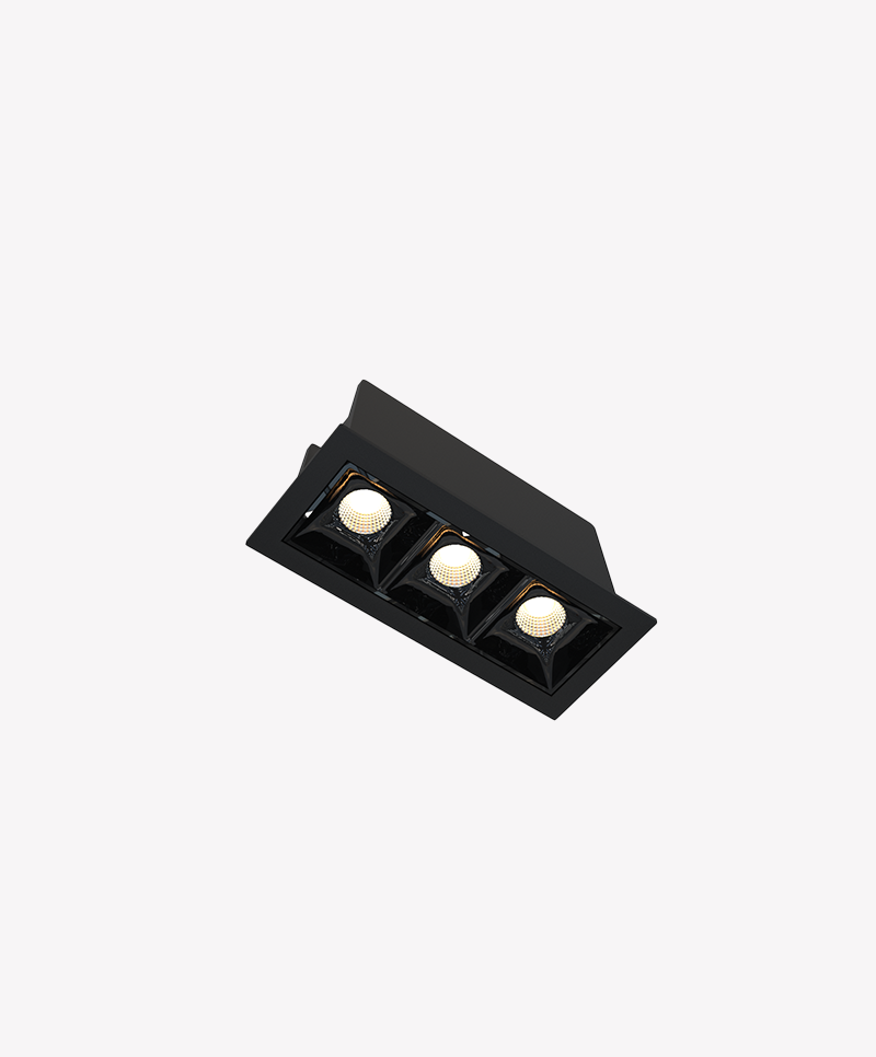 Spot Embutir Opus LED Soul 6 watts 2700K IRC90 26° IP20 105x45x50mm Preto OPS 87784 