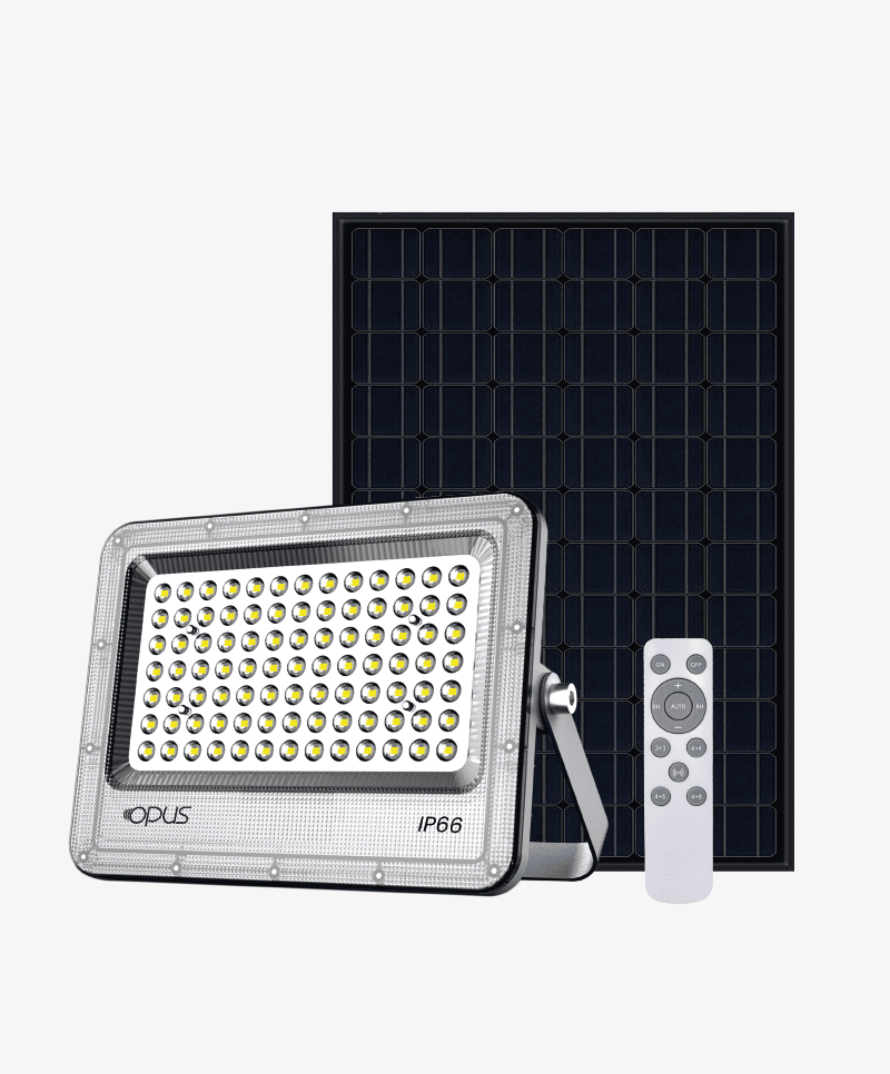 Refletor Opus Solar 90° IP65 IRC80 200 watts 6500K 230x48.7x176mm OPS 88415