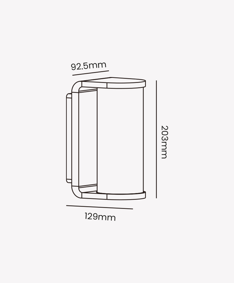Arandela Opus Kettle 12 watts 3000K 190° IP65 Branco 
203x129x92.5mm OPS 34669




