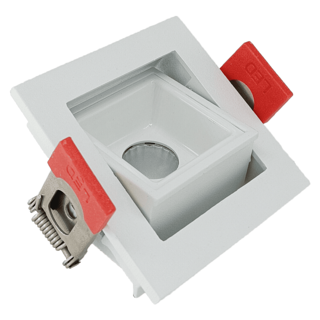 Embutido Alpertone Downlight Durell Articulado 2 watts 36° Branco IRC90 Bivolt 45x45x32mm 011533/011534