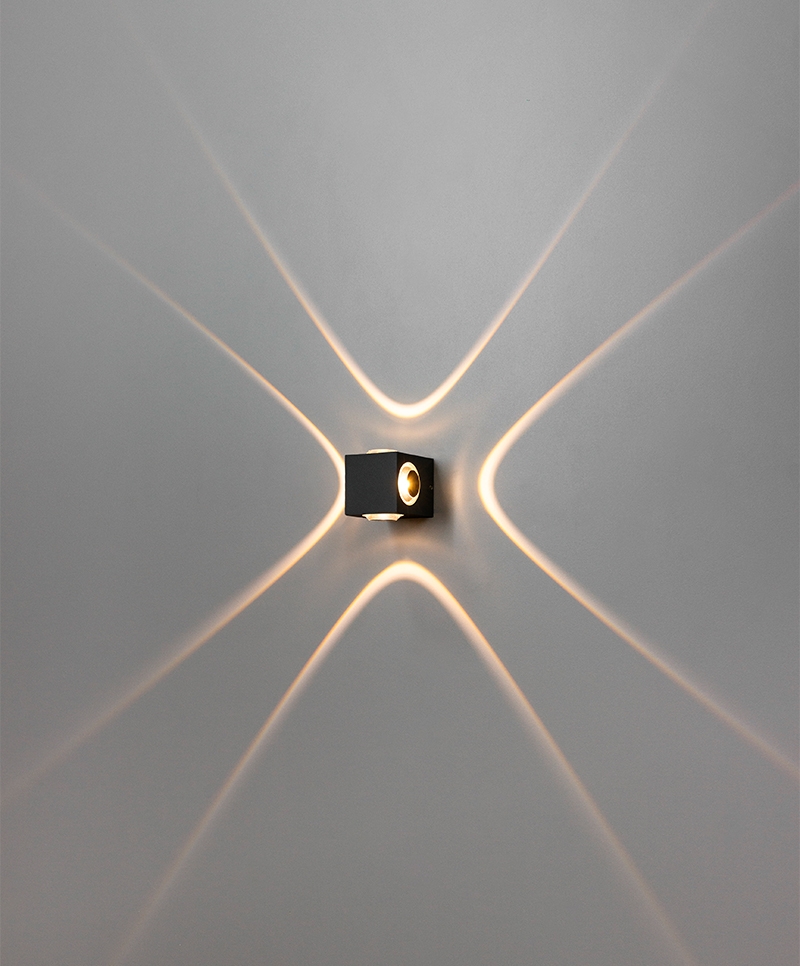 Arandela Opus Arc 4x1 watt 3000K 60° Preto 50x45x45mm OPS 86466




