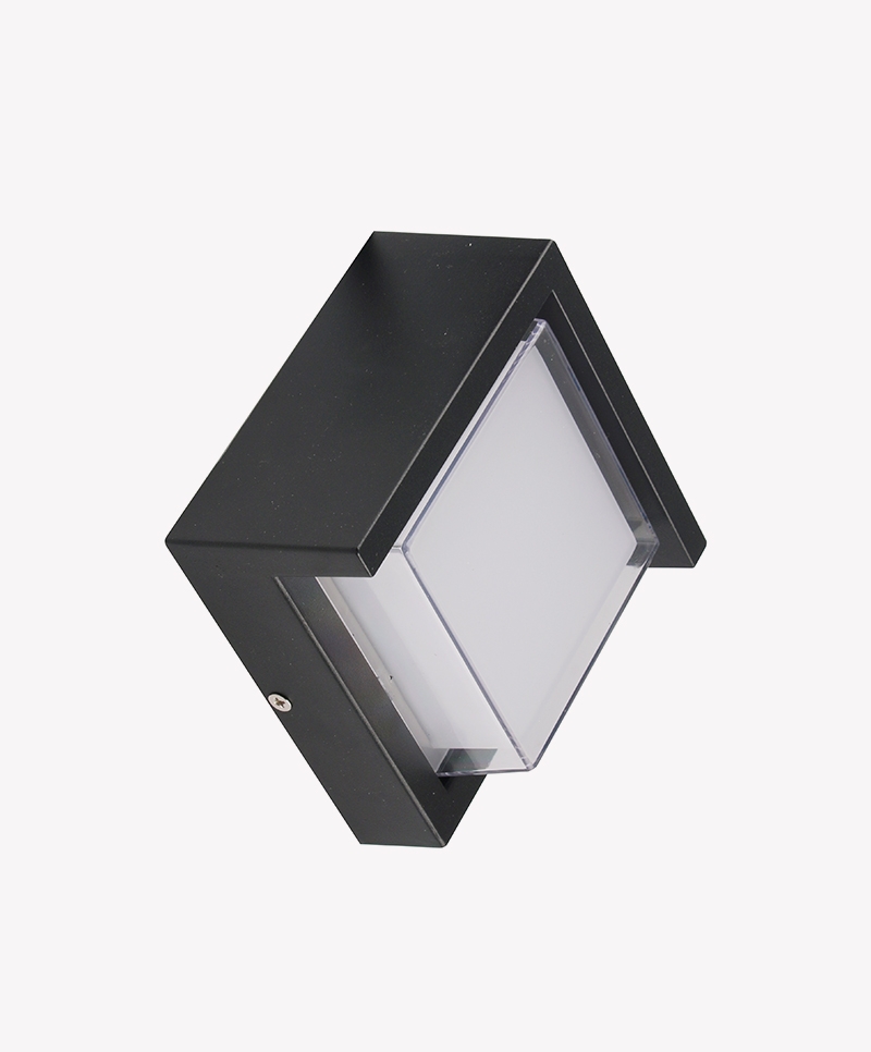 Arandela Opus Iglu 12 watts 3000K 130° IP65 Preto 160x160x100mm OPS 33990



