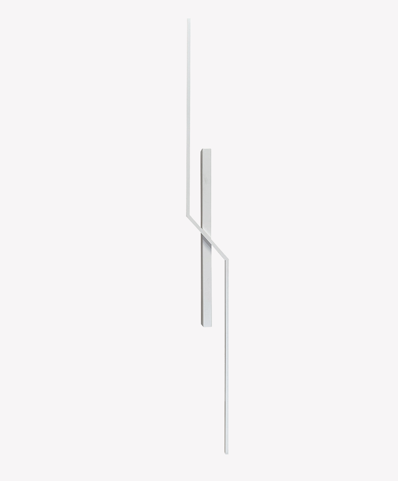 Arandela Opus Zeta 120° IP20 IRC80 26 watts 3000K Bivolt 1200x100mm Branco OPS 89337