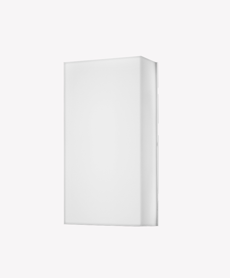 Arandela Opus Kubo 8 watts 3000K 250° IP65 Branco 100x200x75mm OPS 84783


