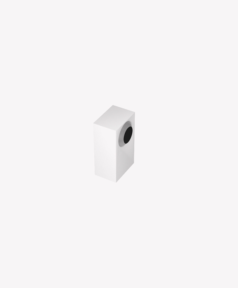 Arandela Opus Arc 1 watt 3000K 60° Branco 60x35x24mm OPS 31750




