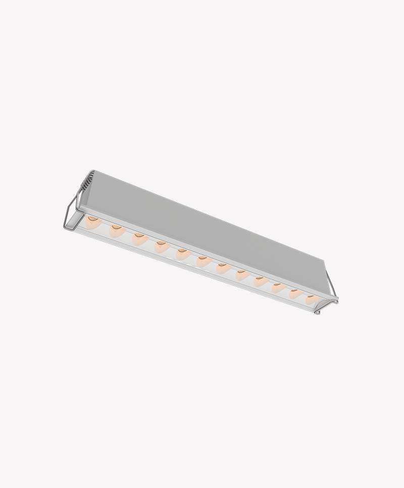 Spot Embutir Opus LED Soul 22 watts 2700K IRC90 80° IP20 240x31x40mm Branco OPS 89474