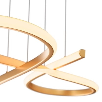 Pendente Hevvy Horizon Infinite Gold 32 watts 3000K 830mm PZ-0084 GD