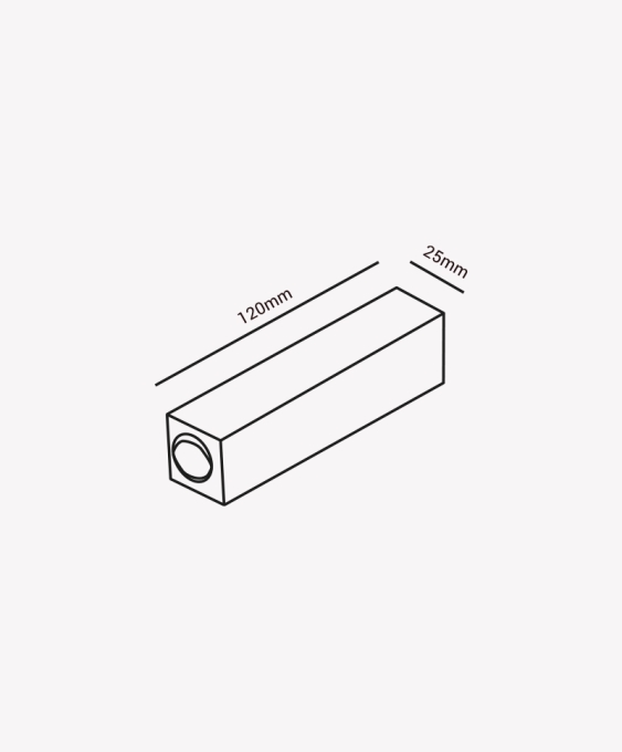 Arandela Opus Minima 2x3 watts 3000K 60° Branco 120x25mm OPS 86497




