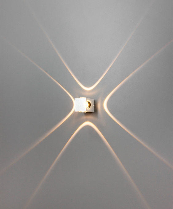 Arandela Opus Arc 4x1 watt 3000K 60° Branco 50x45x45mm OPS 86459




