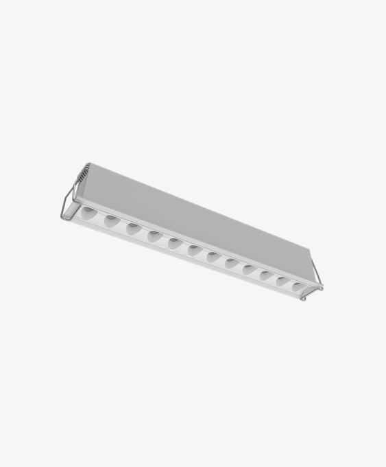Spot Embutir Opus LED Soul 22 watts 2700K IRC90 80° IP20 240x31x40mm Branco OPS 89474