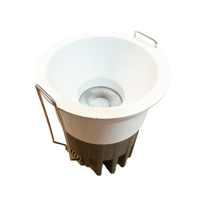 Embutido Alpertone Downlight Hodes 7 watts 15° IRC90 Bivolt Branco Ø62x75mm 011728/011730