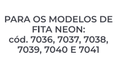 Kit Rabicho Nordecor para Neon Led 12V (Kit com 5 unidades) 7030