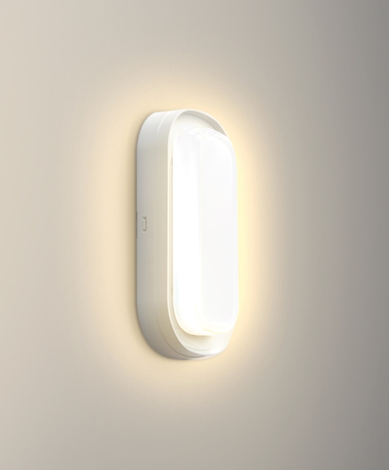 Arandela Opus Brick 12 watts 3000K 250° IP65 Branco 105x205x46mm OPS 84790


