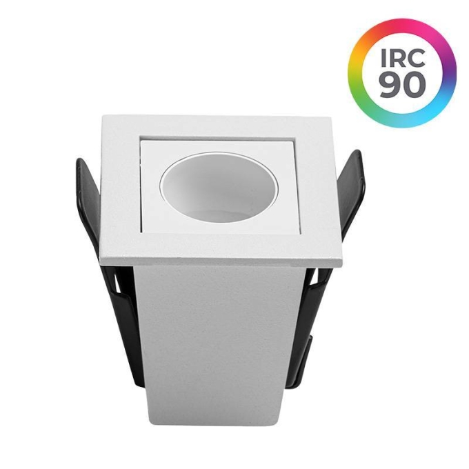 Embutido Nordecor Downlight Powerus Branco 2 watts 4000K IRC90 15° Bivolt 46x46x52mm 6780
