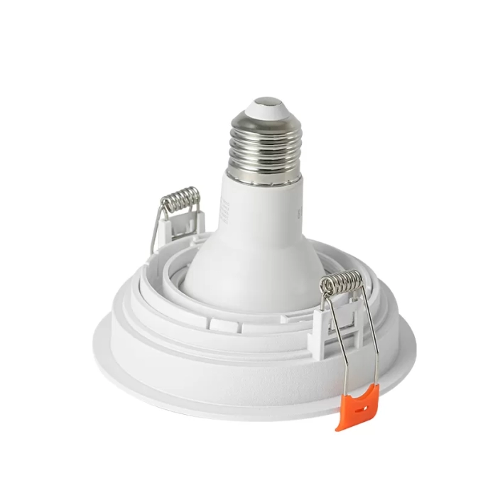 Spot Embutir Nordecor Loyo Redondo 1L PAR20 Branco Ø120x15mm 6936
