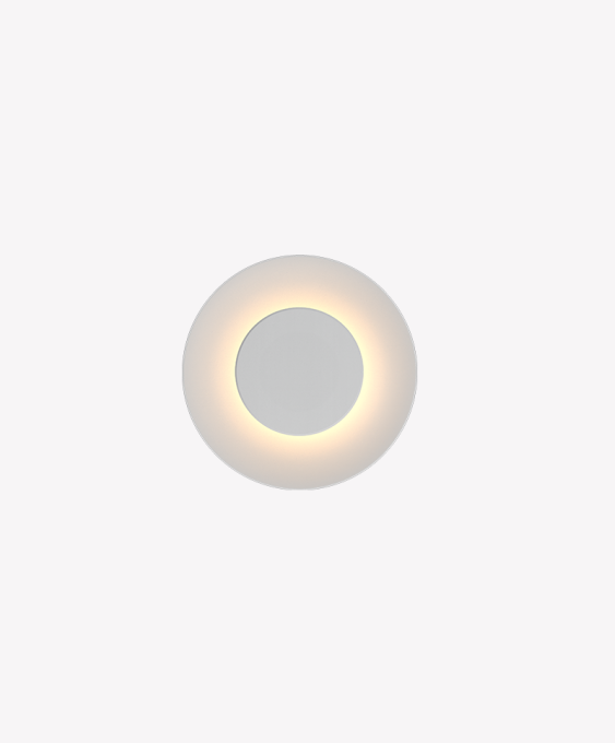 Arandela Opus Eclipse 8 watts 3000K 100° IP65 Branco  240x240x50mm OPS 35123



