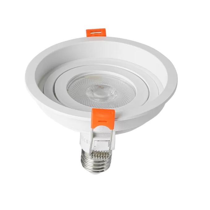 Spot Embutir Nordecor Loyo Redondo 1L PAR20 Branco Ø120x15mm 6936