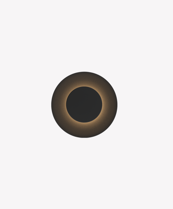 Arandela Opus Eclipse 8 watts 3000K 100° IP65 Preto 240x240x50mm OPS 35130



