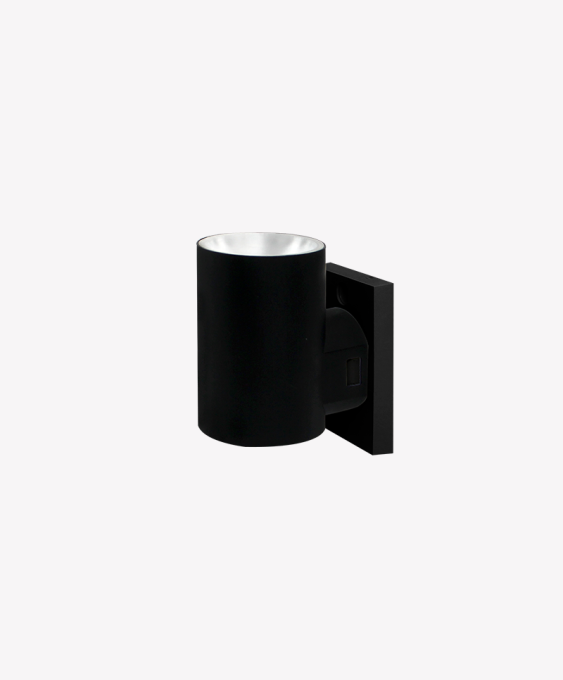 Arandela Opus Polo 18 watts 3000K 30° IP65 Preto 78x114x162mm OPS 34928



