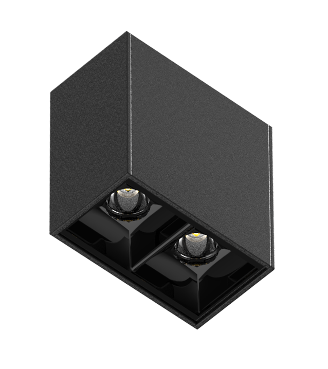 Luminária Powerlume Dot Line Sobrepor Alumínio 5 watts 36° IP40 33x57mm DOTSBP-5W