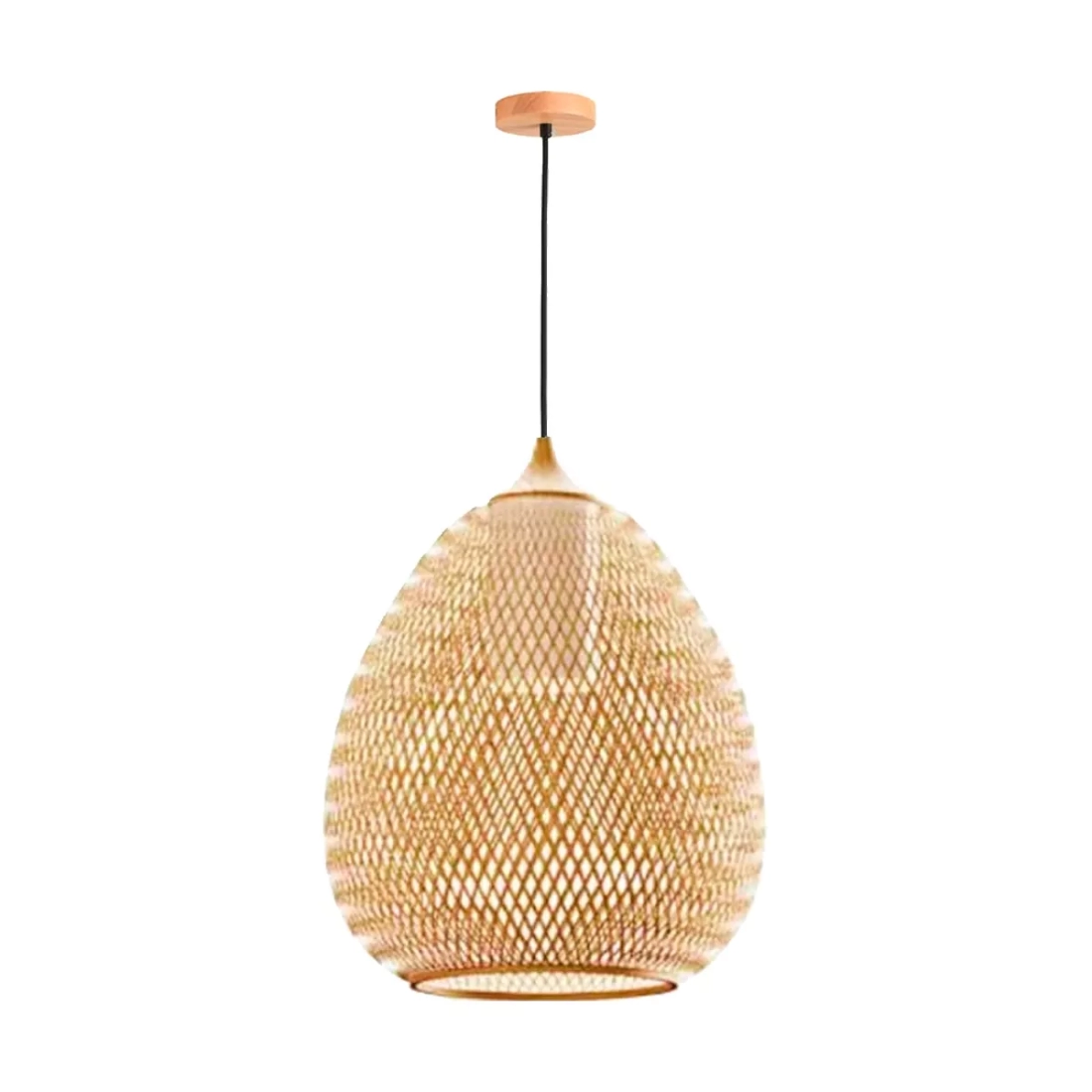 Pendente Skylight Ôtaki Rattan 1L E27 Ø450x640mm Cabo 3 metros SKY-4112