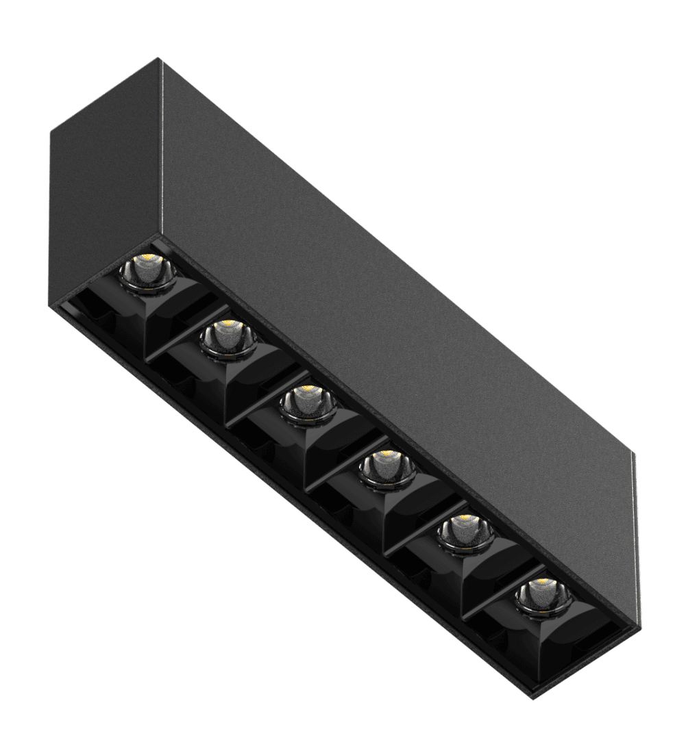 Luminária Powerlume Dot Line Sobrepor Alumínio 14 watts 36° IP40 33x159mm DOTSBP-14W