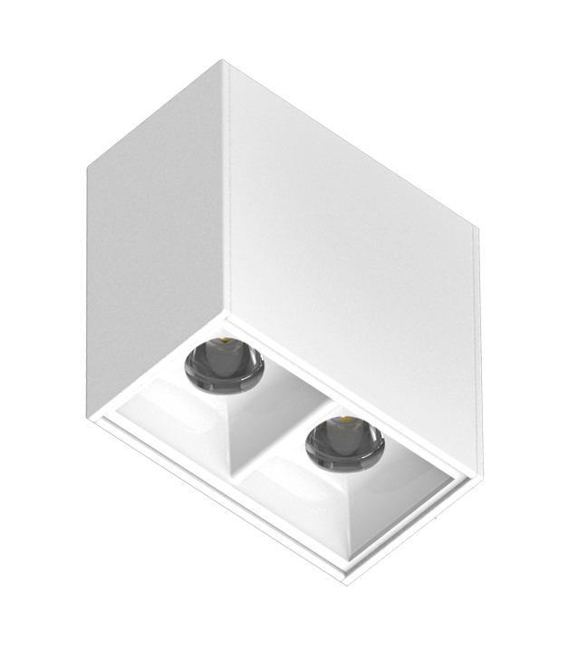 Luminária Powerlume Dot Line Sobrepor Alumínio 5 watts 36° IP40 33x57mm DOTSBP-5W