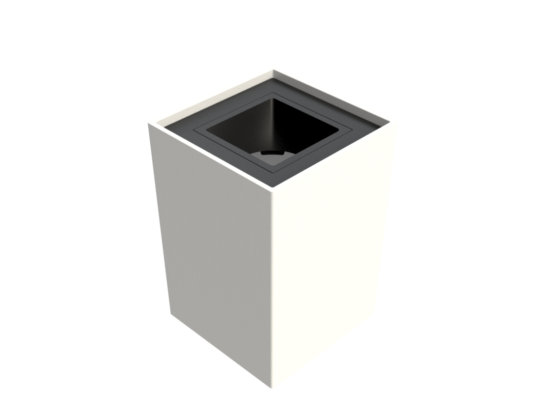 Plafon Moon Linea MR11 Foco Branco com Preto 1L MR11 (Mini Dicróica) 1062114 
