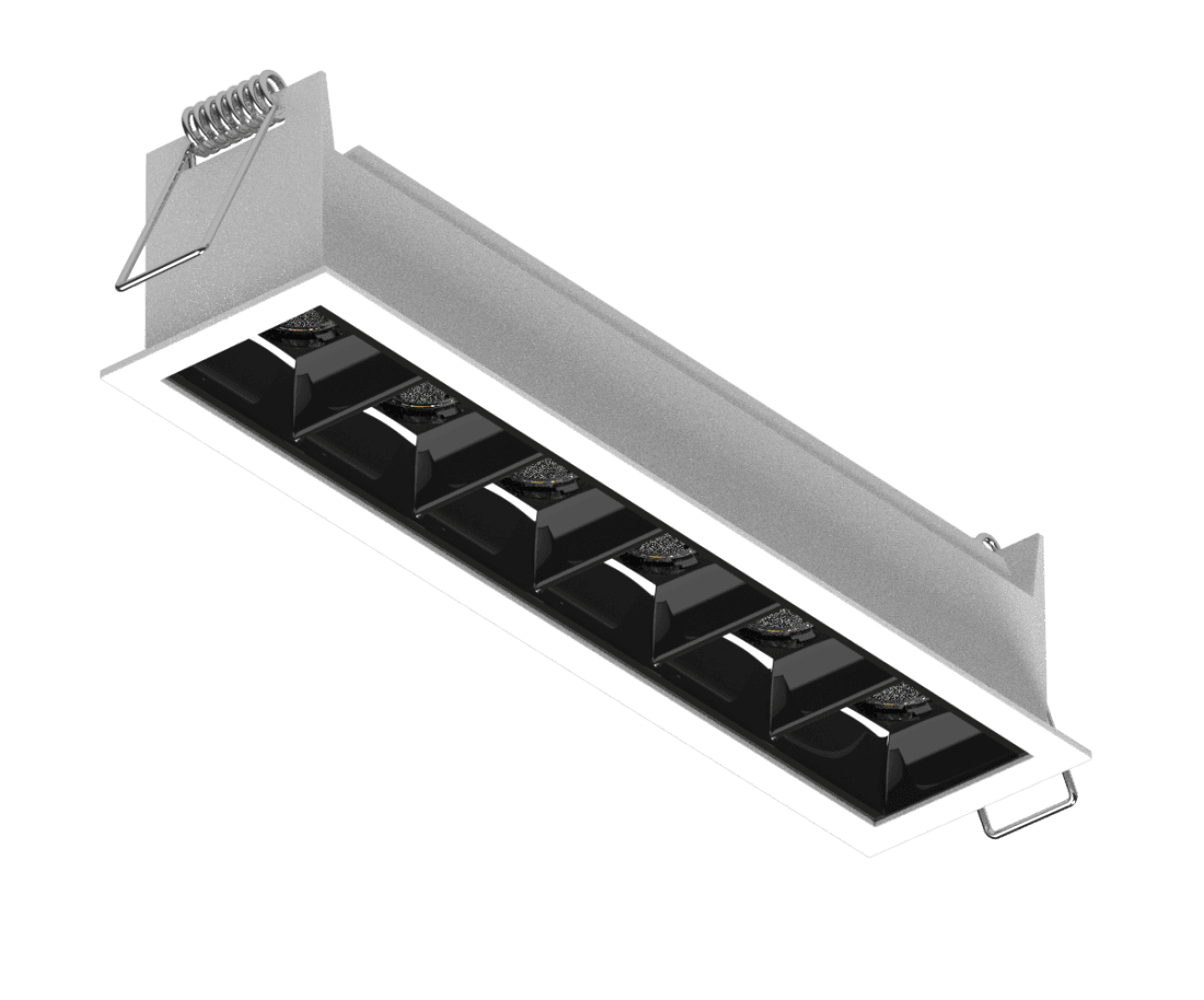 Luminária Powerlume Embutir Alumínio 14 watts 36° Bivolt IP40 42x171mm DOTEMB-14W