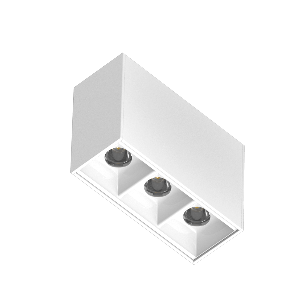 Luminária Powerlume Dot Line Sobrepor Alumínio 7 watts 36° IP40 33x80mm DOTSBP-7W