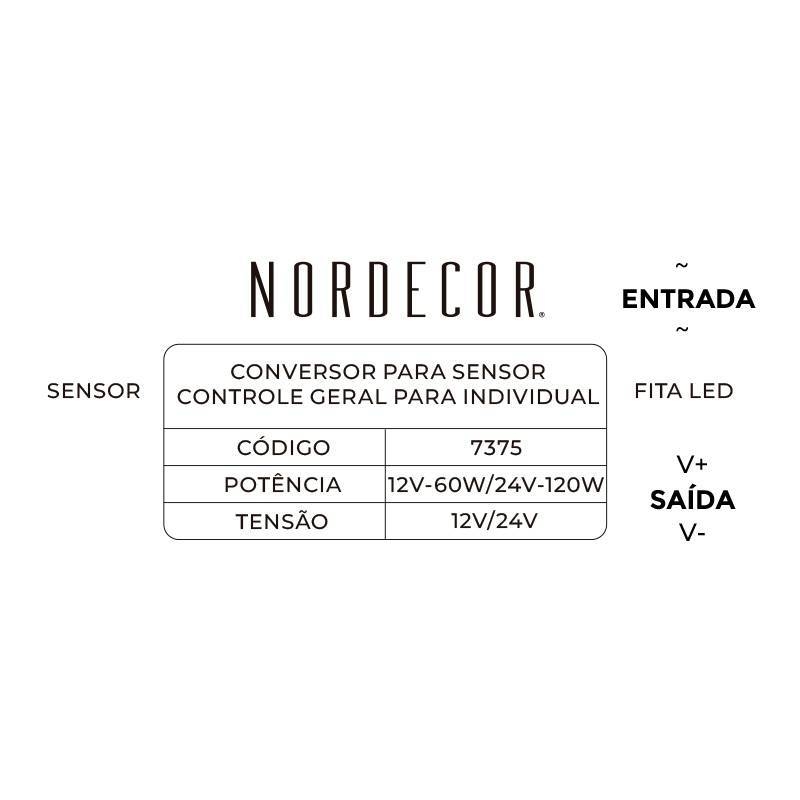 Conversor para Sensor Geral para Sensor Individual para Móveis 12/24V 7375