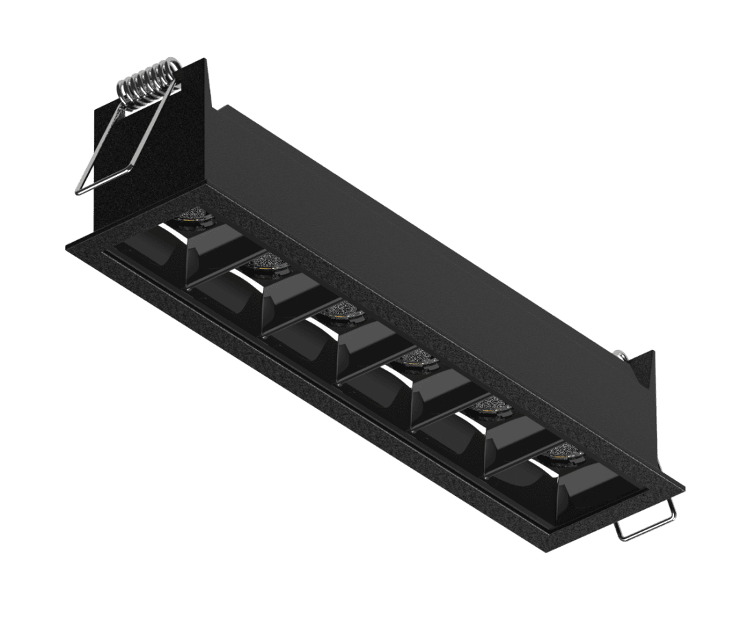 Luminária Powerlume Embutir Alumínio 14 watts 36° Bivolt IP40 42x171mm DOTEMB-14W