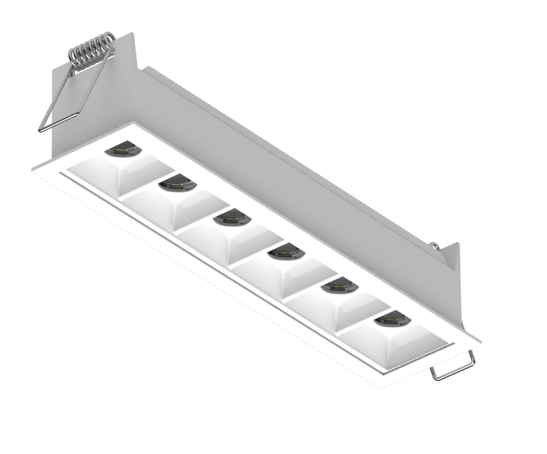 Luminária Powerlume Embutir Alumínio 14 watts 36° Bivolt IP40 42x171mm DOTEMB-14W