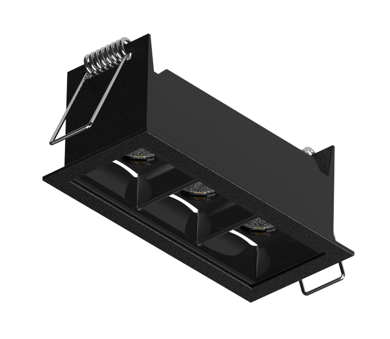 Luminária Powerlume Embutir Alumínio 7 watts 36° Bivolt IP40 42x92mm DOTEMB-7W