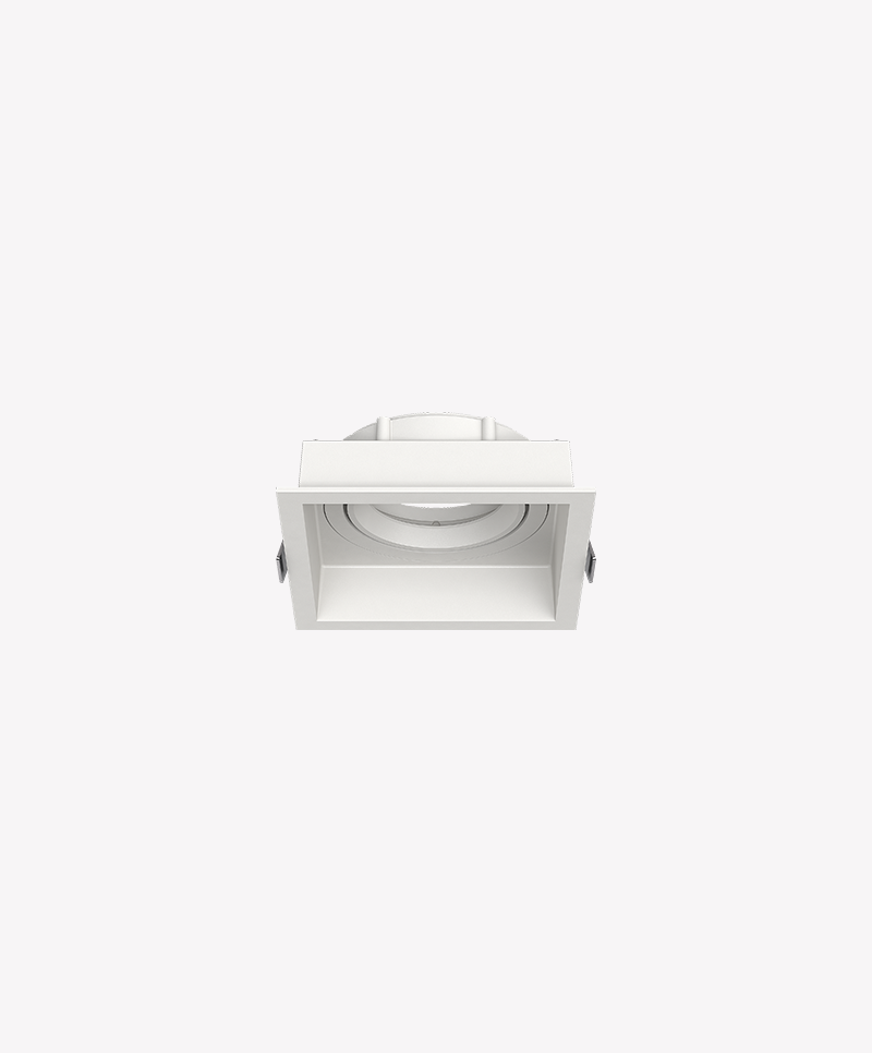 Spot Microborda Opus LED Genesis MR11 Alumínio Branco 75x75x35mm OPS 89788