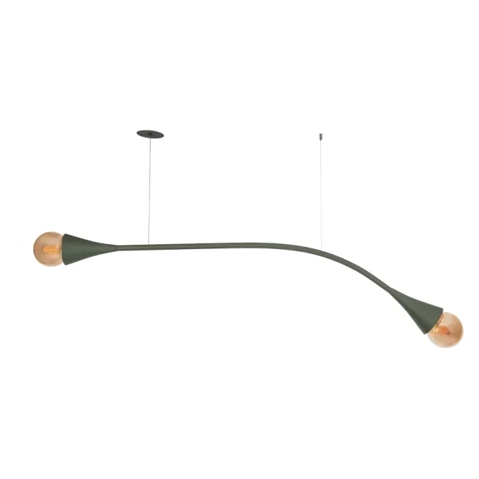 Pendente Usina Jazz 2L G9 70X1440X175mm 52037 By Tiago Curioni