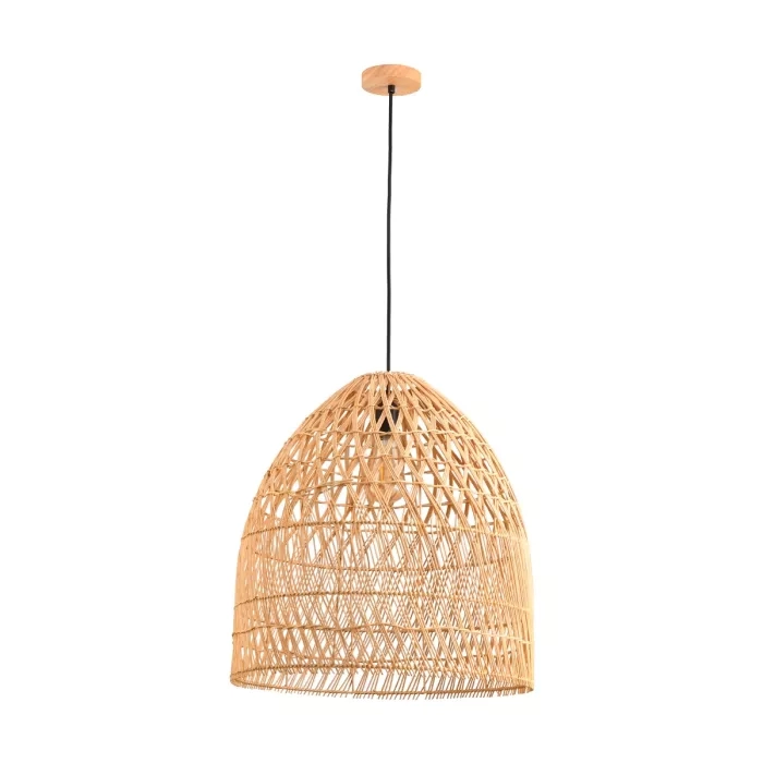 Pendente Skylight Ôtaki Rattan 1L E27 Ø470x480mm Cabo 3 metros SKY-4061
