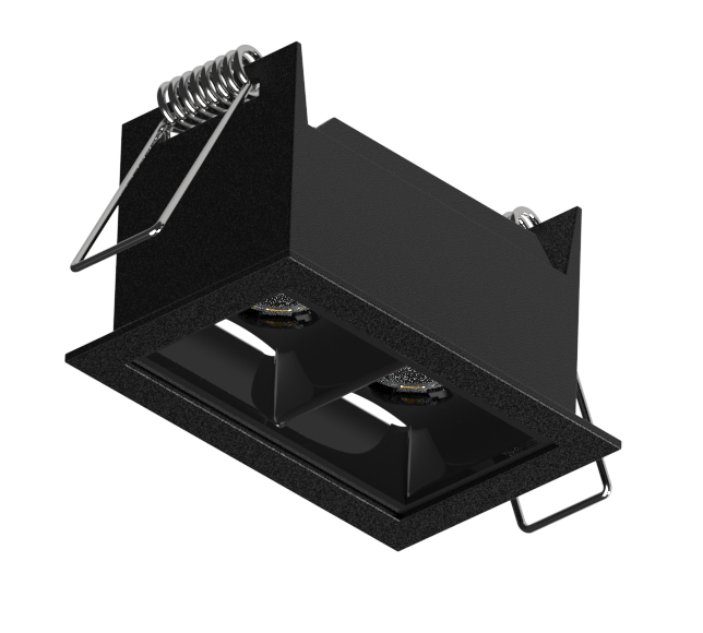 Luminária Powerlume Embutir Alumínio 5 watts 36° Bivolt IP40 42x66mm DOTEMB-5W