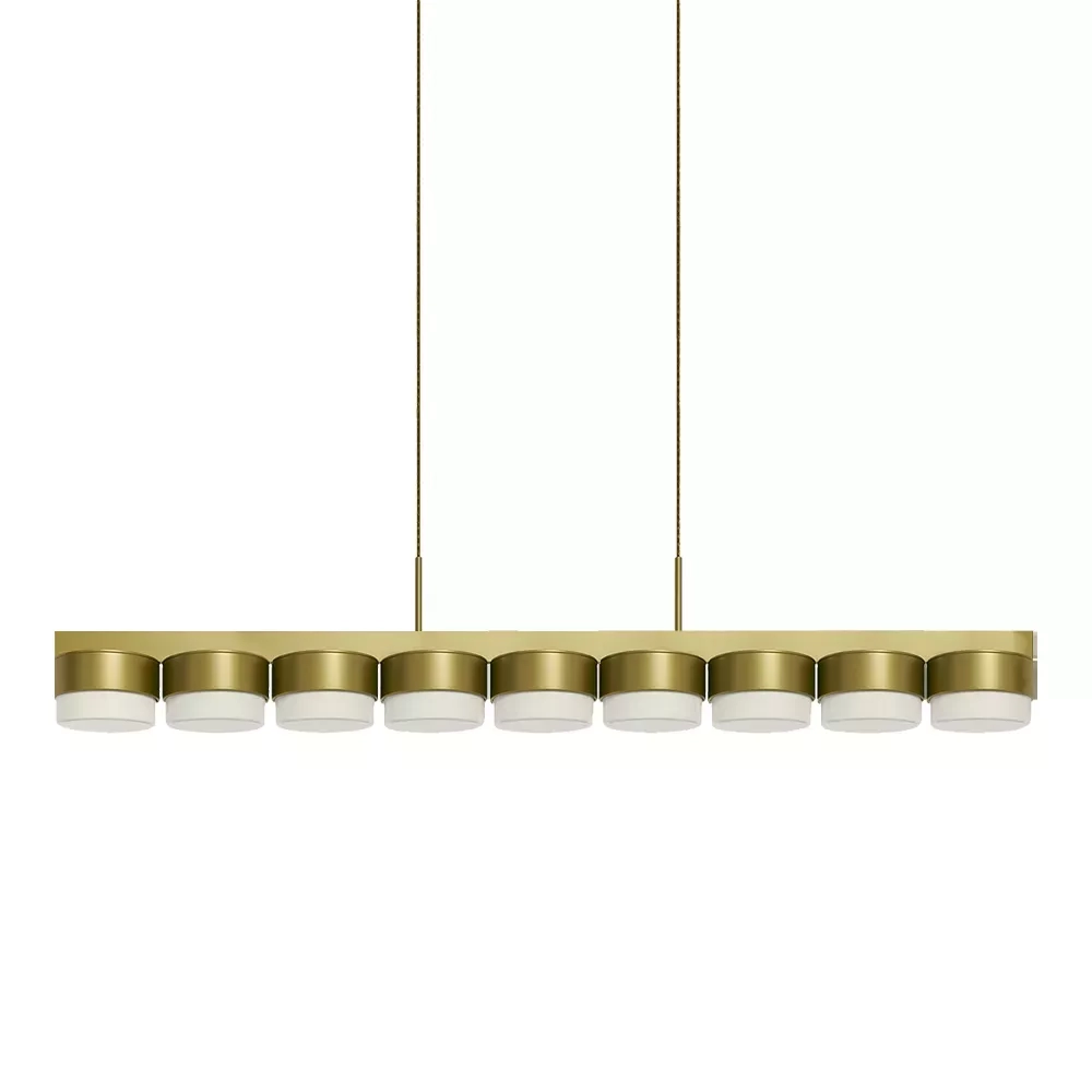 Pendente Usina Bello 63 watts 3000K 780X85X125mm 52095 By Tiago Curioni