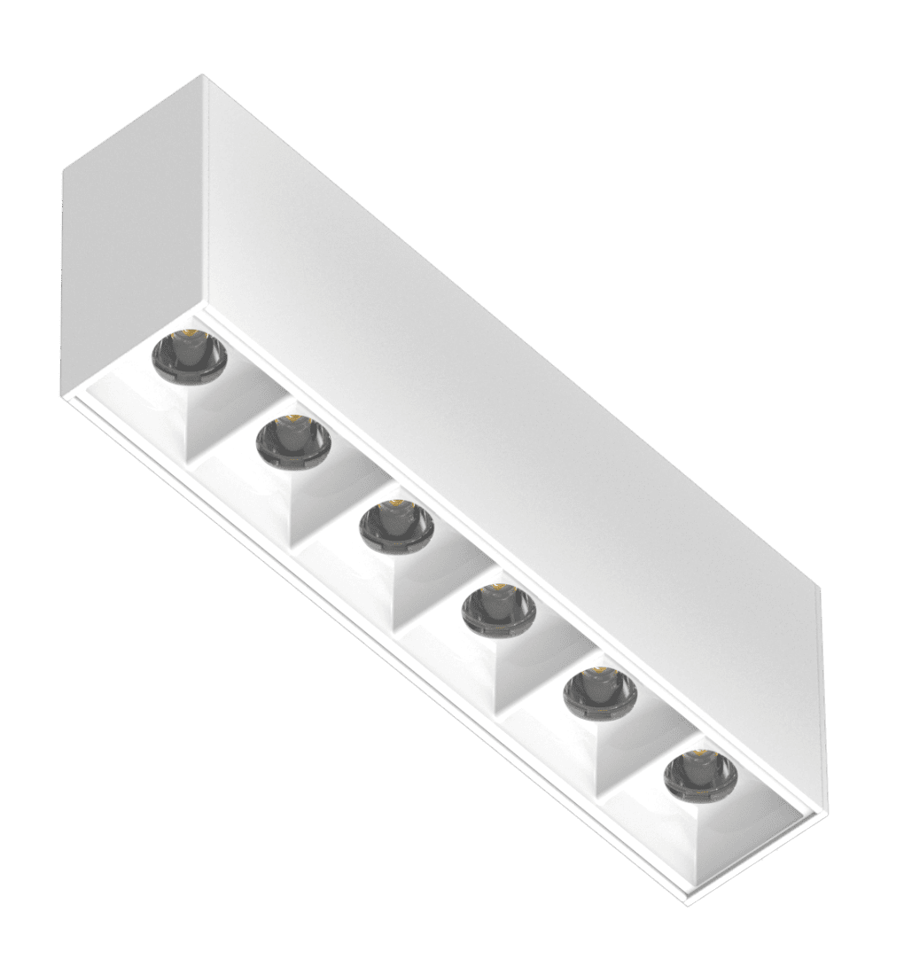 Luminária Powerlume Dot Line Sobrepor Alumínio 14 watts 36° IP40 33x159mm DOTSBP-14W