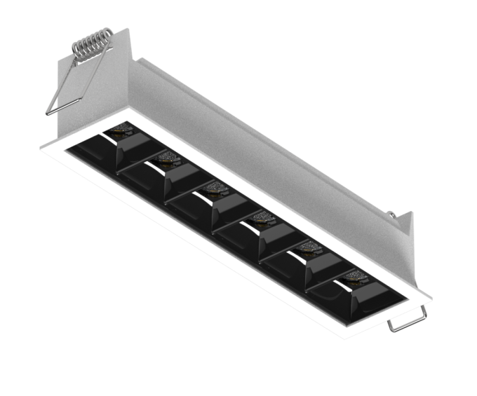 Luminária Powerlume Embutir Alumínio 14 watts 36° Bivolt IP40 42x171mm DOTEMB-14W