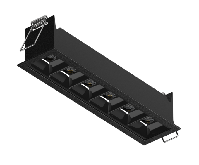 Luminária Powerlume Embutir Alumínio 14 watts 36° Bivolt IP40 42x171mm DOTEMB-14W