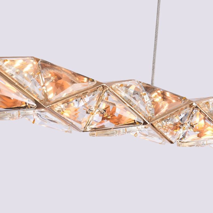 Pendente Nordecor Kazy 14 watts 3000K Ouro Brilho 900mm 2882