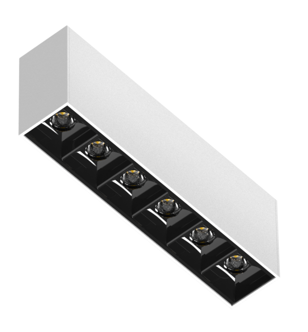 Luminária Powerlume Dot Line Sobrepor Alumínio 14 watts 36° IP40 33x159mm DOTSBP-14W
