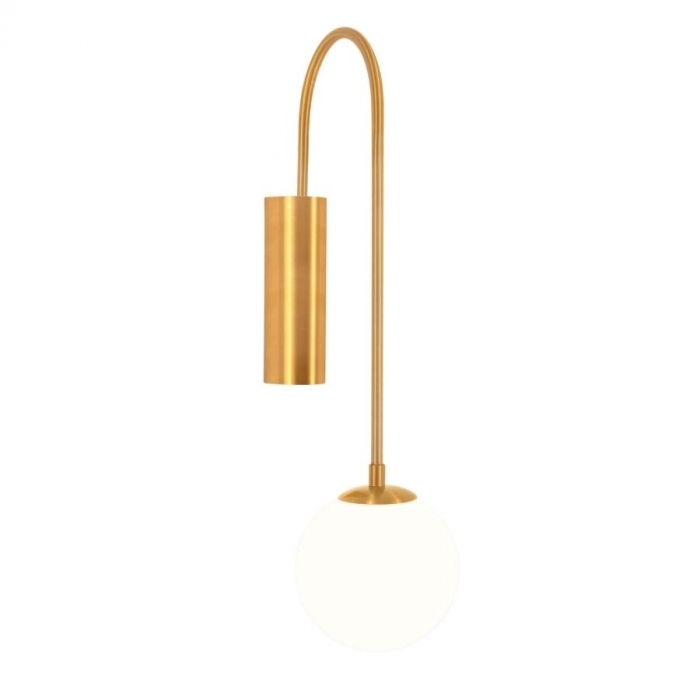 Arandela TKS Diva Globo Leitoso Ø120mm 1L G9 120x210x470mm 1649