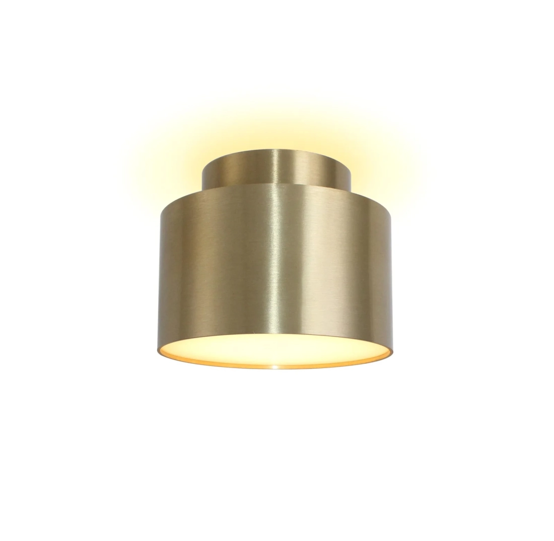 Plafon Casual Light Studioluce Pini Dourado 14 watts 3000K Ø110x88mm PL1845DO