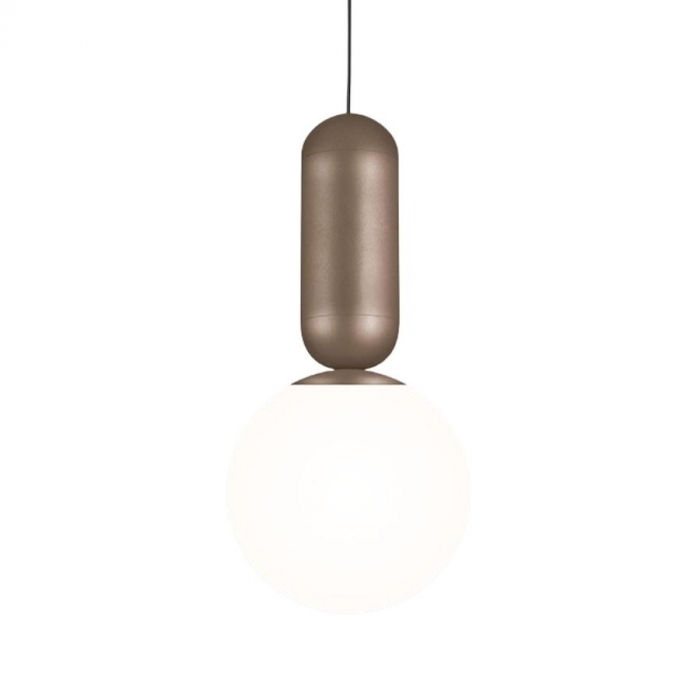Pendente TKS Capsule Big Globo Leitoso Ø120mm 1L G9 120x250x2000mm 1791